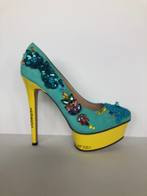 Load image into Gallery viewer, Rainbow pump Size EU 38.5/ USA 8.5
