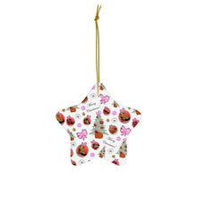 Load image into Gallery viewer, Ceramic Ornaments 'Pink Christmas'