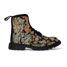 Load image into Gallery viewer, Women's Canvas Boots 'Nude Embroidery'
