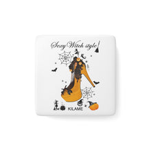 Load image into Gallery viewer, Porcelain Magnet, Square 'Halloween'