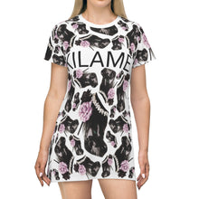 Load image into Gallery viewer, Dress 'Lilac feathers boots'