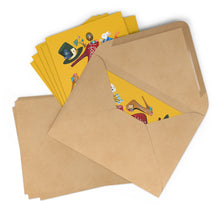 Load image into Gallery viewer, Greeting Cards (7 pcs) 'Down the rabbit hole'