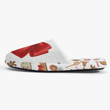 Load image into Gallery viewer, Classic Cotton Slippers 'Feliz Navidad'