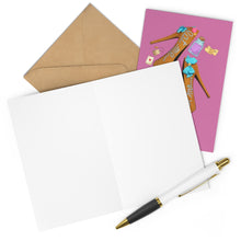 Load image into Gallery viewer, Greeting Cards (7 pcs) 'Eat me drink me'