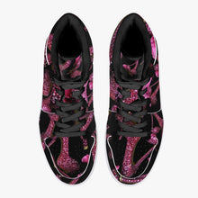 Load image into Gallery viewer, High-Top Leather Sneakers - White / Black