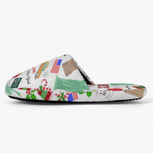 Load image into Gallery viewer, Classic Cotton Slippers 'Christmas in New York'