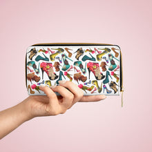 Load image into Gallery viewer, Zipper Wallet 'OMG. Shoes'