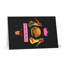 Load image into Gallery viewer, Greeting Cards (7 pcs) Hamburger 'Pop Princess'