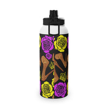 Load image into Gallery viewer, Stainless Steel Water Bottle, Sports Lid 'Purple Gold'