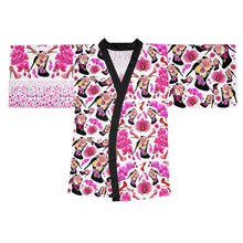 Load image into Gallery viewer, Long Sleeve Kimono Robe 'Secret garden'