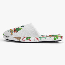 Load image into Gallery viewer, Classic Cotton Slippers 'Christmas in New York'