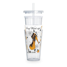 Load image into Gallery viewer, Plastic Tumbler with Straw 'Halloween'