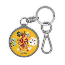 Load image into Gallery viewer, Keyring Tag 'White Rabbit'