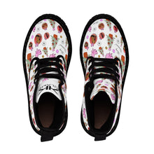 Load image into Gallery viewer, Women's Canvas Boots 'Pink Christmas'