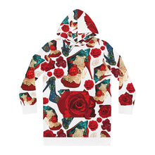 Load image into Gallery viewer, Women's Hoodie Dress 'Amore tricolore'