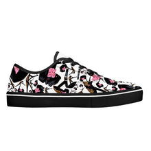 Load image into Gallery viewer, Skate Shoes - White/Black 'Pink gold sandals'