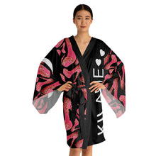 Load image into Gallery viewer, Long Sleeve Kimono Robe 'Pink Influencer'