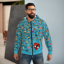 Load image into Gallery viewer, Zip Hoodie 'Viva la vida'