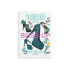 Load image into Gallery viewer, Hardcover Notebook with Puffy Covers 'Boss Up'