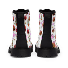 Load image into Gallery viewer, Women's Canvas Boots 'Pink Christmas'