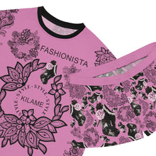 Load image into Gallery viewer, Women's Short and T-shirt Set Adet 'Fashionista'