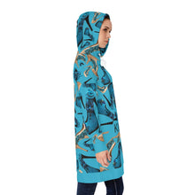 Load image into Gallery viewer, Women's Hoodie Dress Safod 'Blue Sky shoes'
