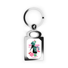 Load image into Gallery viewer, Rectangle Photo Keyring 'Miami Style'