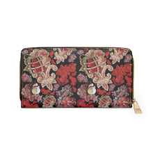 Load image into Gallery viewer, Zipper Wallet 'Holidays Couture'