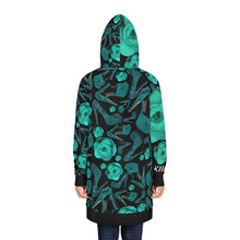 Load image into Gallery viewer, Women's Hoodie Dress 'Rose Verdi'