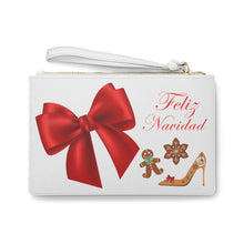 Load image into Gallery viewer, Clutch Bag Tain 'Feliz Navidad'