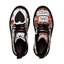 Load image into Gallery viewer, Women's Canvas Boots 'OMG. Shoes'