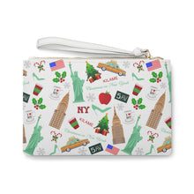 Load image into Gallery viewer, Clutch Bag West 'Christmas in New York'