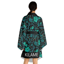 Load image into Gallery viewer, Long Sleeve Kimono Robe 'Verde'