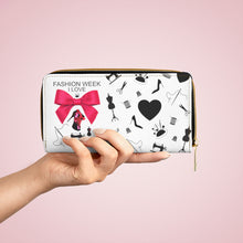 Load image into Gallery viewer, Zipper Wallet 'Fashion Week'