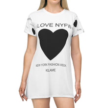 Load image into Gallery viewer, T-Shirt Dress 'I love NYFW'
