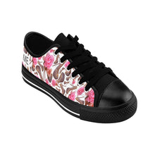 Load image into Gallery viewer, Women's Sneakers 'Rose pink flower'