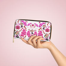 Load image into Gallery viewer, Zipper Wallet 'Secret garden'