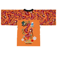 Load image into Gallery viewer, Long Sleeve Kimono Robe 'White Rabbit'