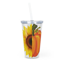 Load image into Gallery viewer, Plastic Tumbler with Straw 'Pretzel'