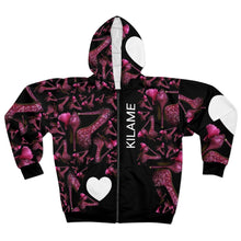 Load image into Gallery viewer, Zip Hoodie Taf 'Follow your dreams'