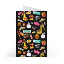 Load image into Gallery viewer, Greeting Cards (7 pcs) Hamburger 'Pop Princess'