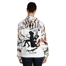 Load image into Gallery viewer, Women’s Full-Zip Hoodie Lodaz 'Travel Blogger Girl'