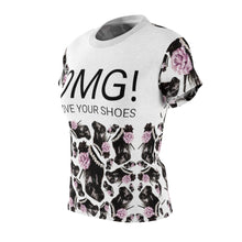 Load image into Gallery viewer, Tee 'Lilac feathers boots'