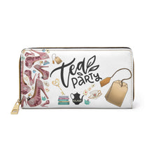 Load image into Gallery viewer, Zipper Wallet 'Tea Party'