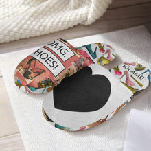 Load image into Gallery viewer, Classic Cotton Slippers 'OMG. Shoes'