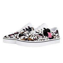 Load image into Gallery viewer, Skate Shoes - White/Black 'Pink gold sandals'