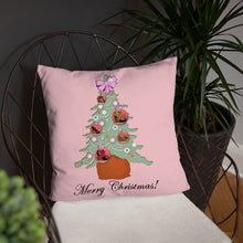Load image into Gallery viewer, Pillow 'Pink Christmas'