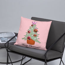 Load image into Gallery viewer, Pillow 'Pink Christmas'
