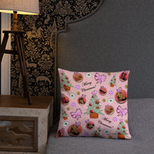 Load image into Gallery viewer, Pillow 'Pink Christmas'