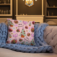 Load image into Gallery viewer, Pillow 'Pink Christmas'